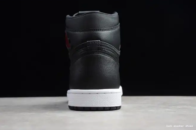 Reps LUCY Jordan Air High Satin 1 OG 555088-060 Black Retro 0415